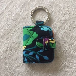 Vera Bradley key chain with mini-mirrors
